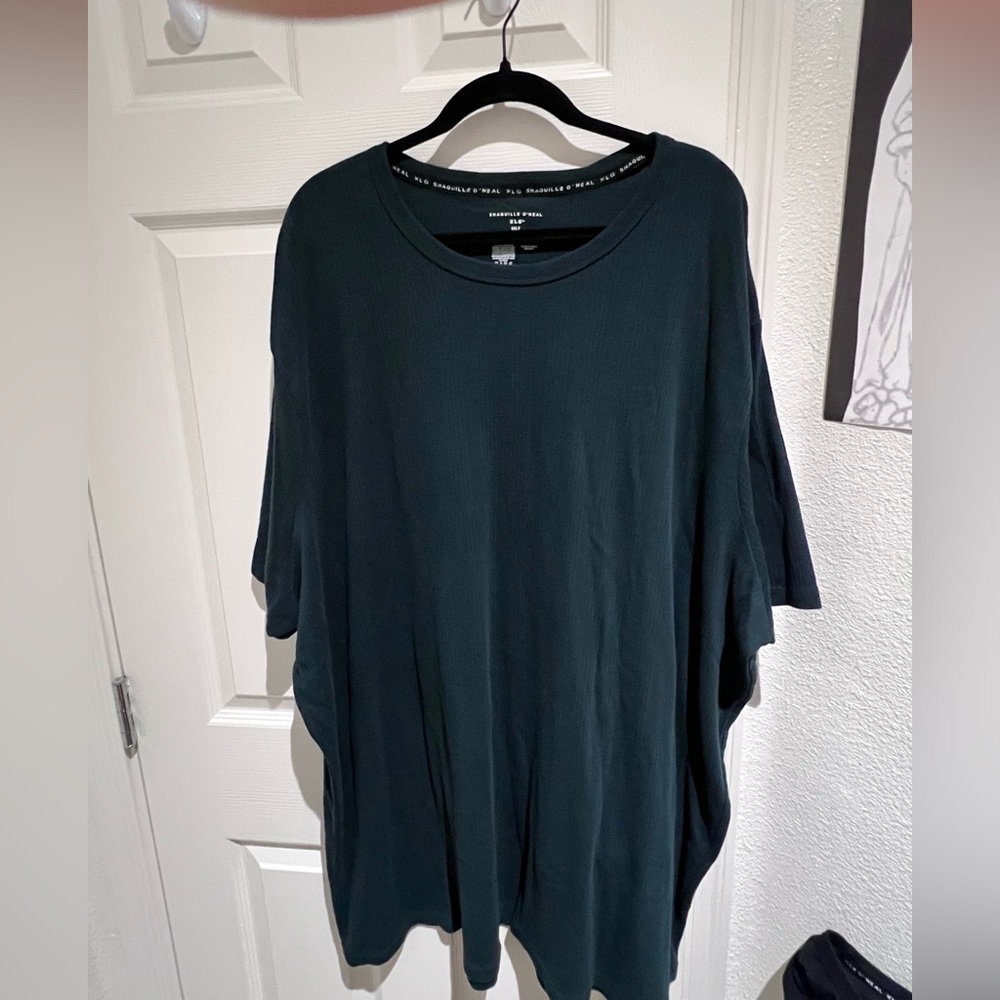 Shaquille O’Neal XLG Dark Green Ribbed Shirt
